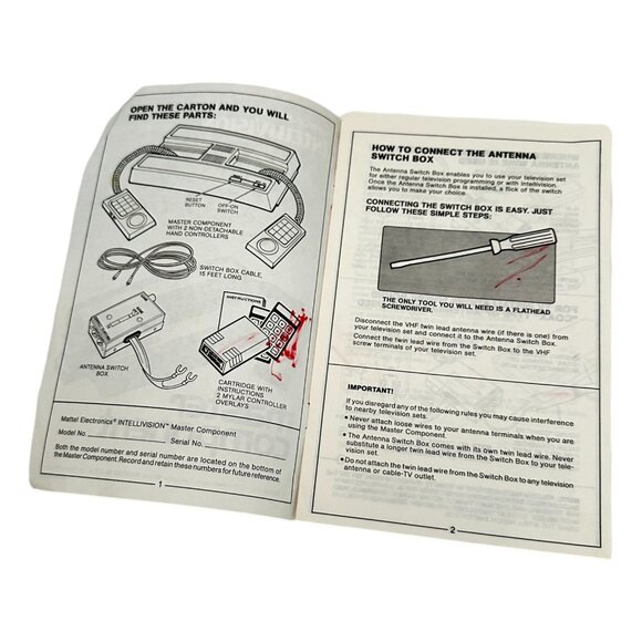 Intellivision Mattel Lot 5 Brochures Manuals NBA Baseball Basketball - Picture 6 of 10